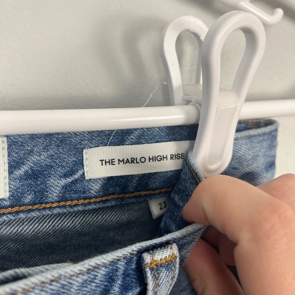Denim Forum The Marlo High Rise Loose Jeans Size 23 30L light wash - Picture 4 of 9